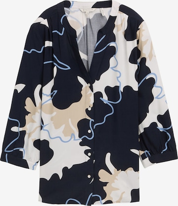 Chemisier TOM TAILOR en bleu : devant