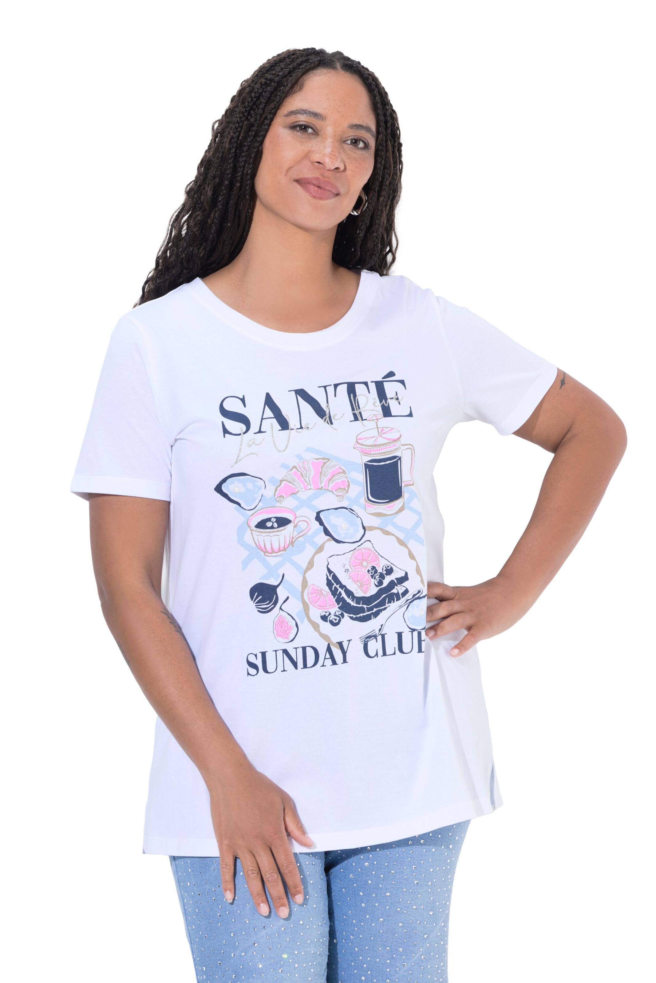Angel of Style Shirt in Weiß: Vorderseite