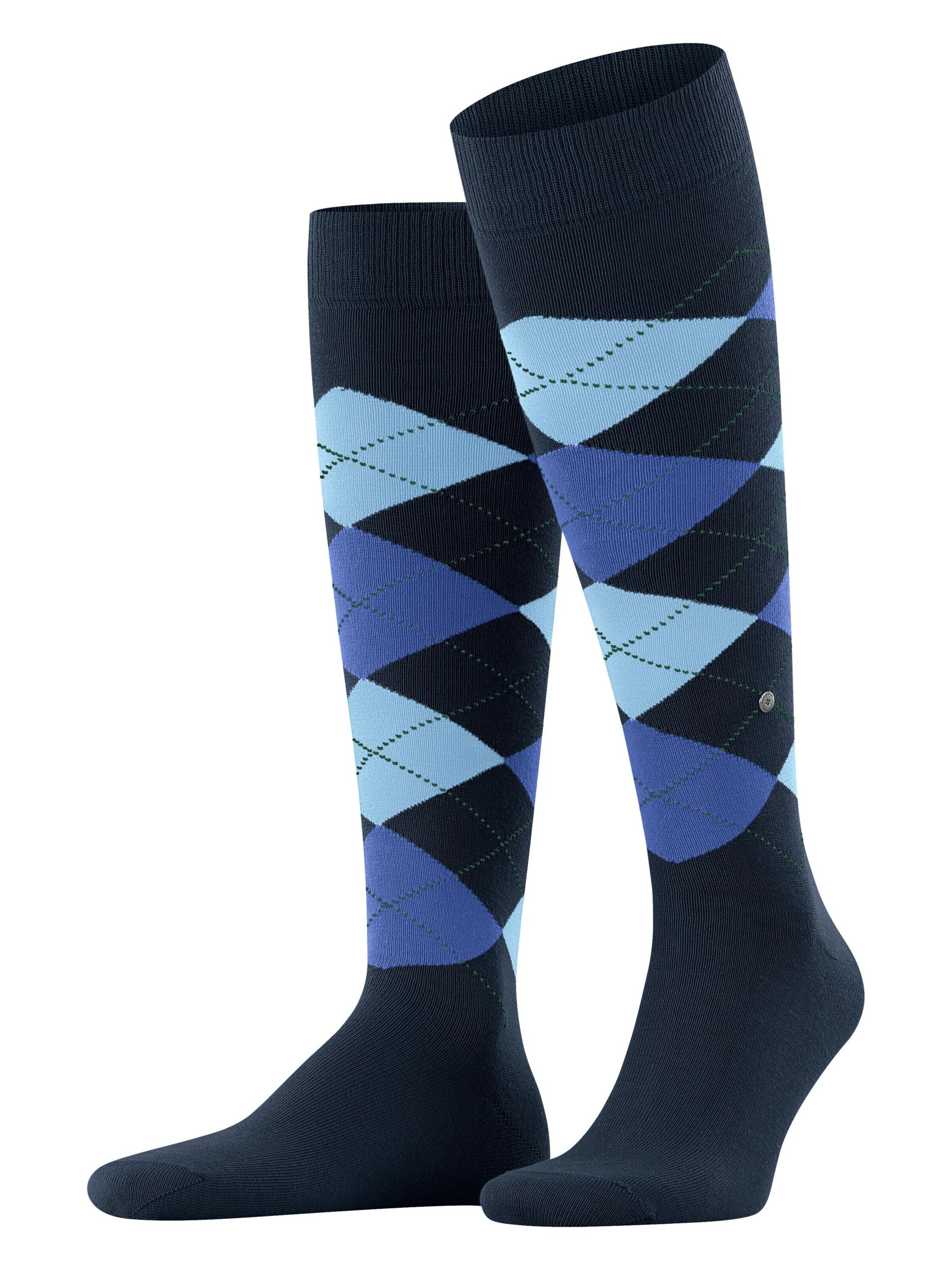 BURLINGTON Kniestrümpfe 'King'‌‌ in Blau: Vorderseite