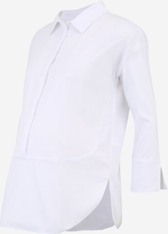 Attesa Blouse in Wit: voorkant