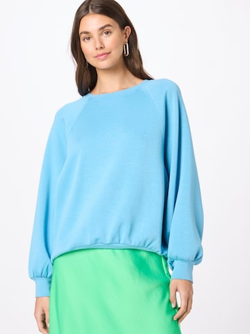 Sweat-shirt 'Bianna' MSCH COPENHAGEN en bleu : devant