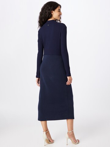 Rich & Royal Knitted dress in Blue