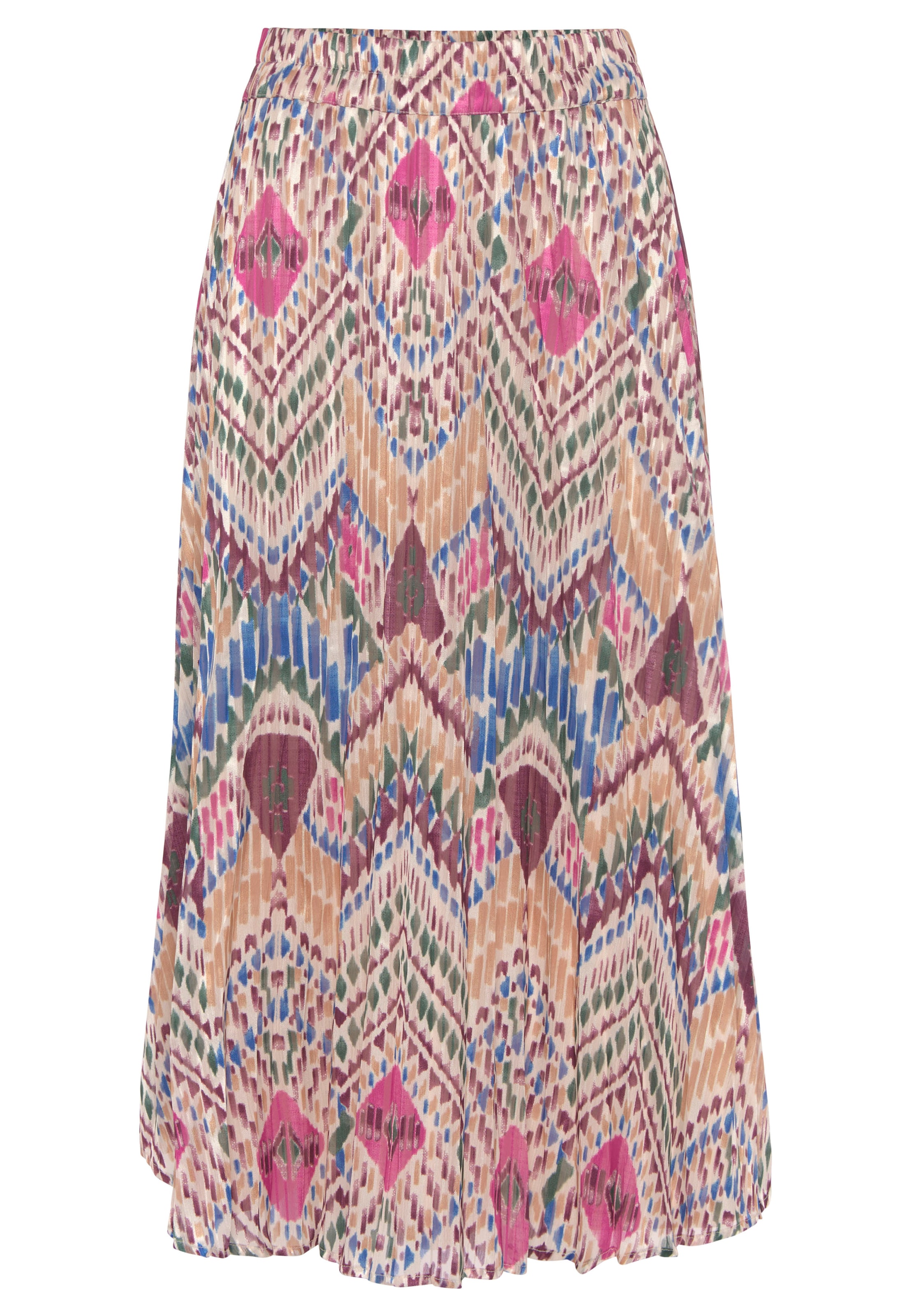 LASCANA Sukňa - Zmiešané farby: predná strana