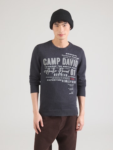 CAMP DAVID Свитер в Черный: спереди