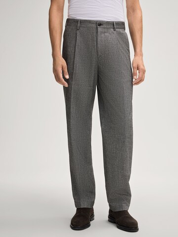 JOOP! Loose fit Trousers with creases 'Lexter' in Grey: front