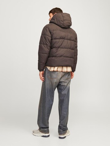 JACK & JONES Winterjas 'JJMoon' in Bruin