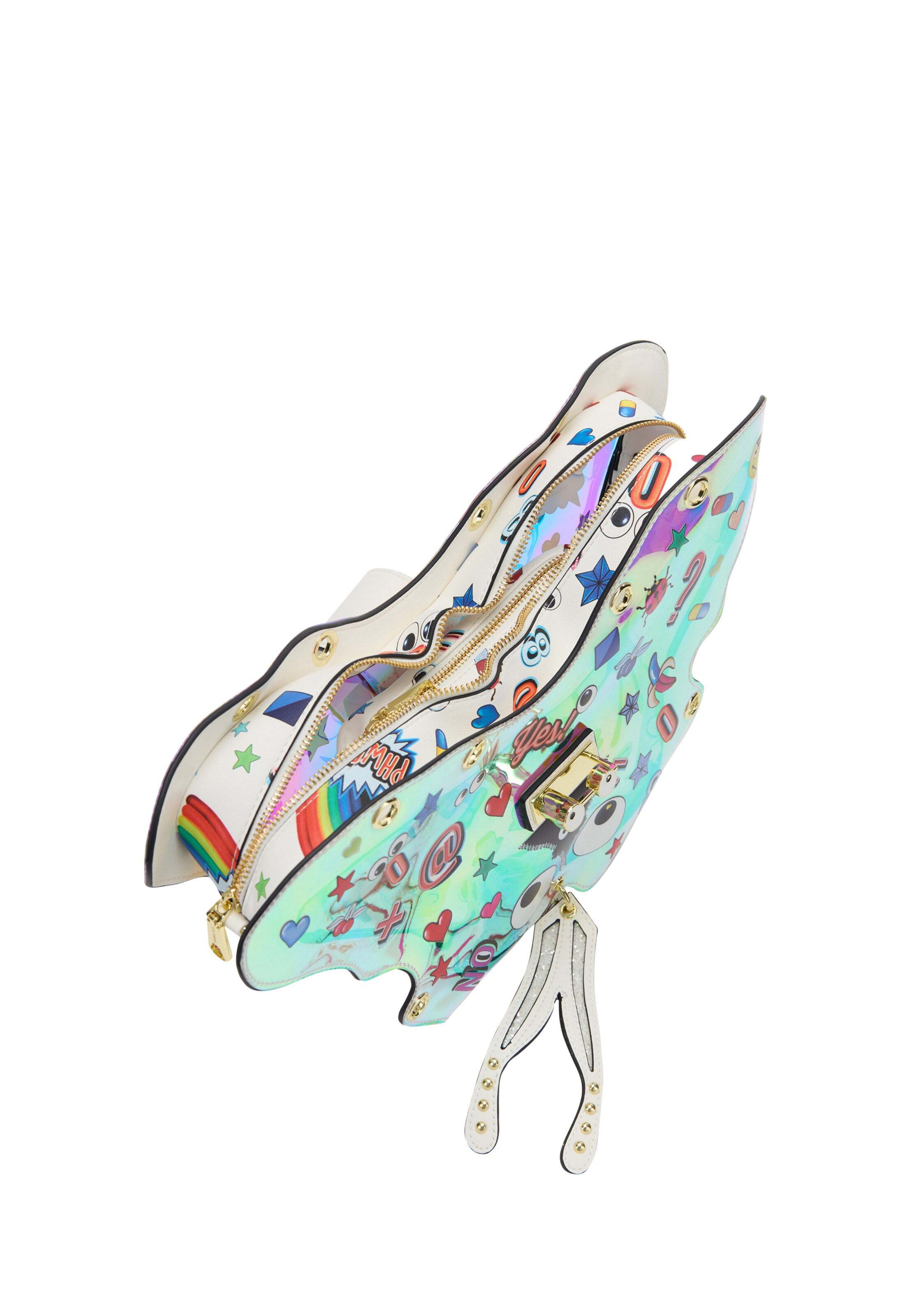 Sac bandoulière 'Pop Eyetheme' MYMO en blanc