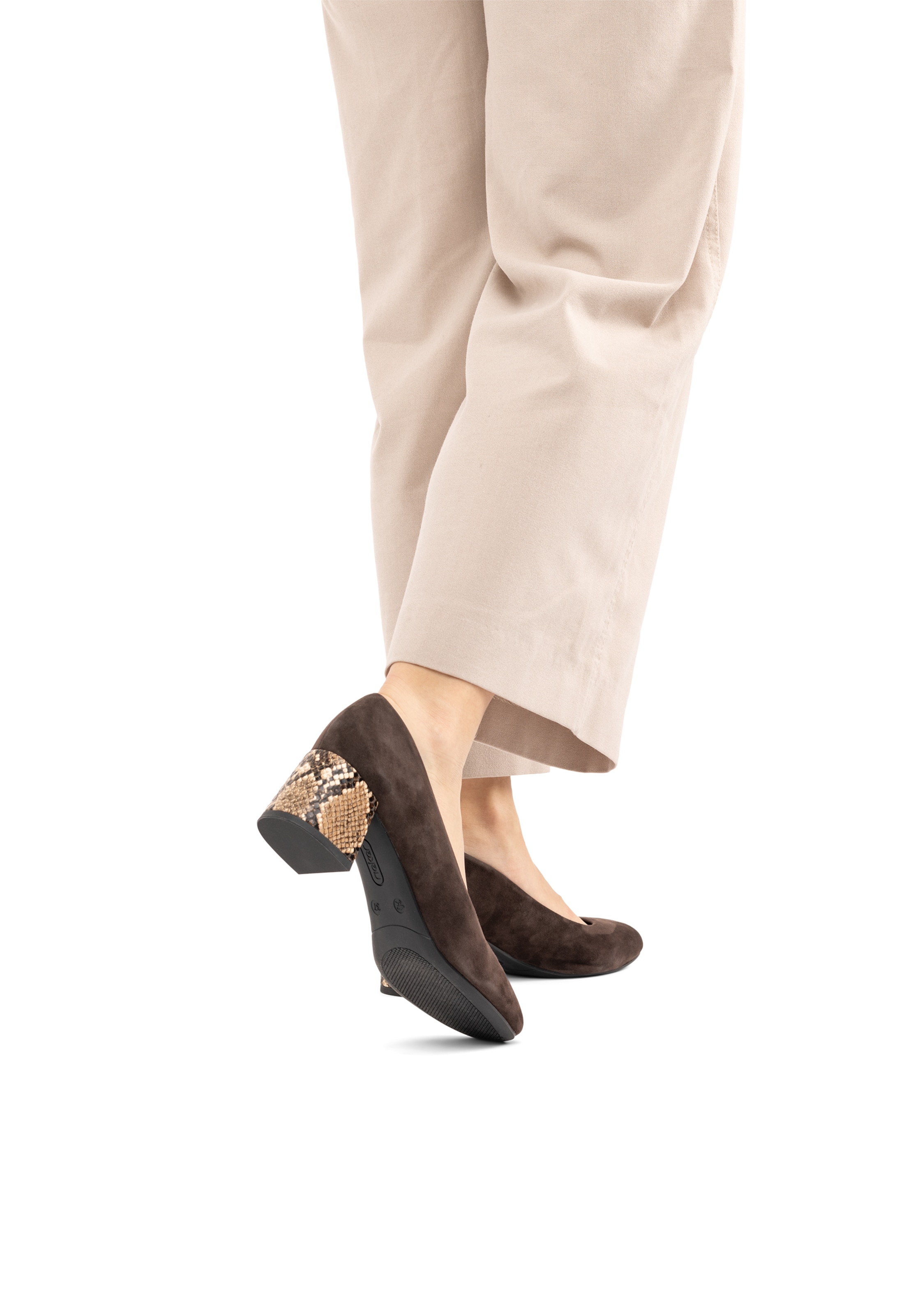 Rieker Pumps in Braun: Vorderseite