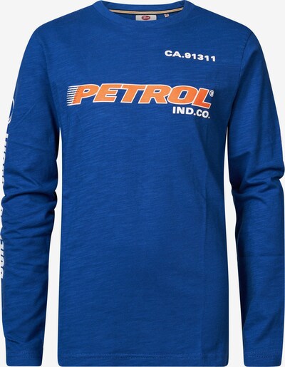 Petrol Industries Shirt in Royal blue / Orange / White, Item view