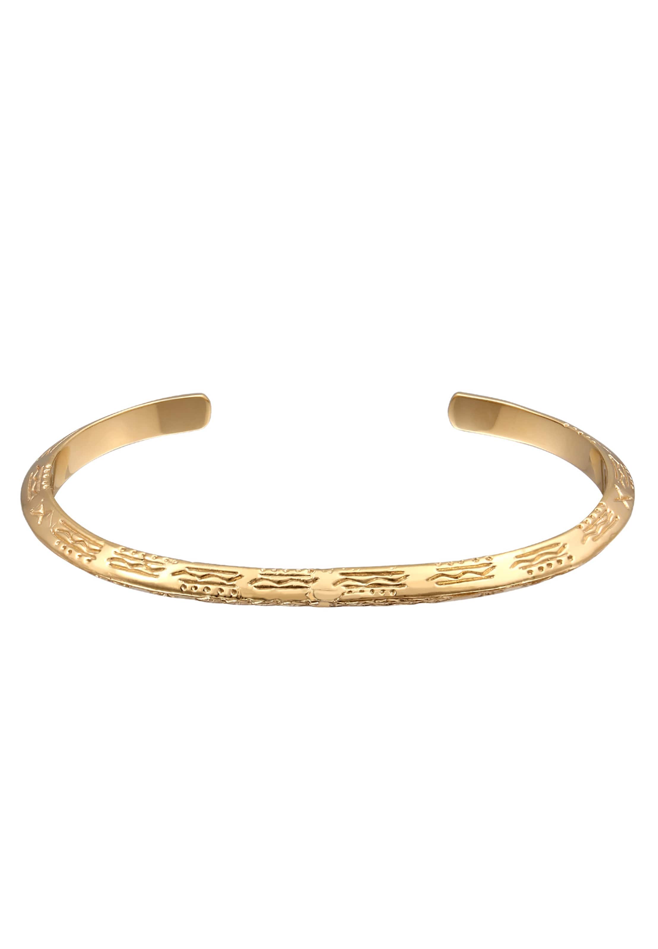 Haze&Glory Armreif  'Azetec' in Gold: Vorderseite
