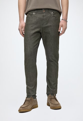 Coupe slim Jean 'Ralston' SCOTCH & SODA en vert : devant