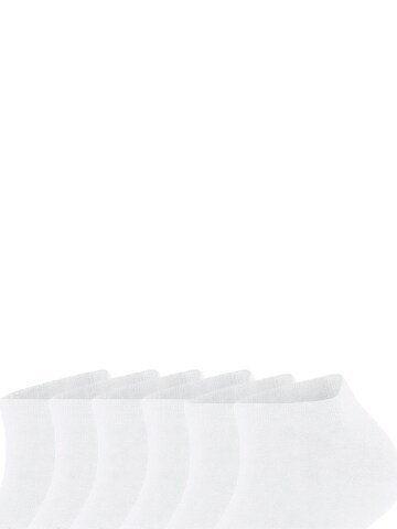 FALKE Ankle Socks 'Happy 6-Pack' in White