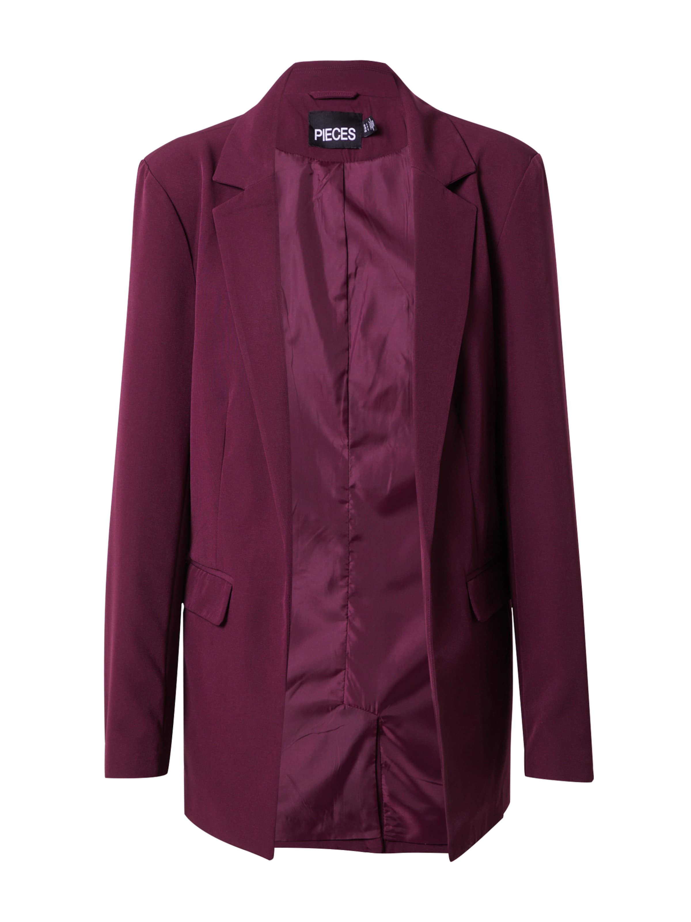 PIECES Blejzr 'Bozzy' – fialová: přední strana