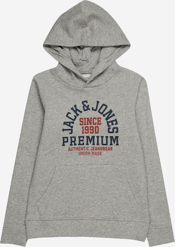 Jack & Jones JuniorSweater majica 'BOOSTER' - siva boja: prednji dio