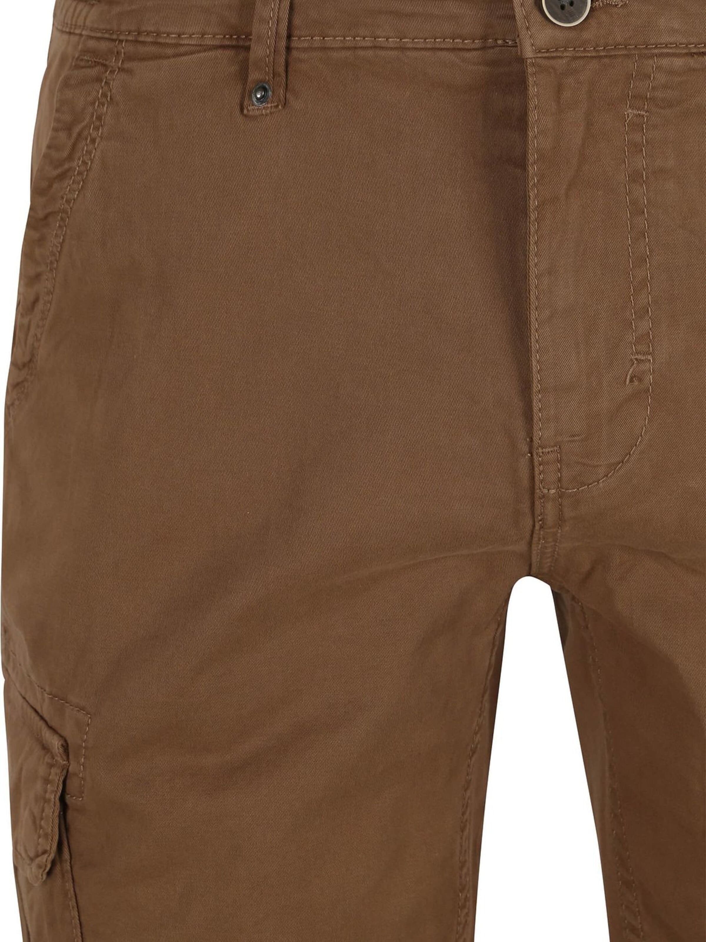 Regular Pantalon No Excess en marron