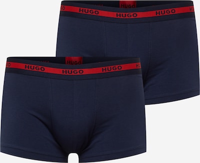 Boxeri HUGO pe bleumarin / roșu, Vizualizare produs
