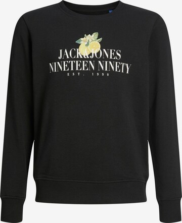 Jack & Jones Junior Sweatshirt in Zwart: voorkant