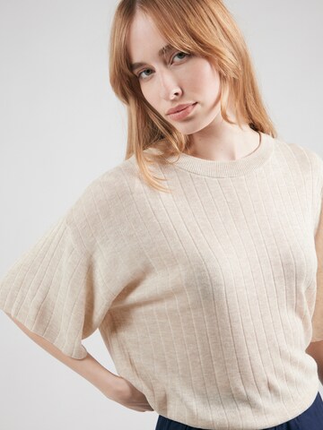 ONLY T-shirt 'Onltara' i beige