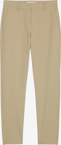 Coupe slim Pantalon Marc O'Polo en beige : devant