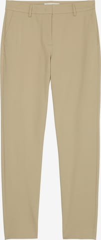 Coupe slim Pantalon Marc O'Polo en beige : devant