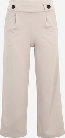 JDY Petite Pleat-front trousers 'JDYGeggo' in Grey: front