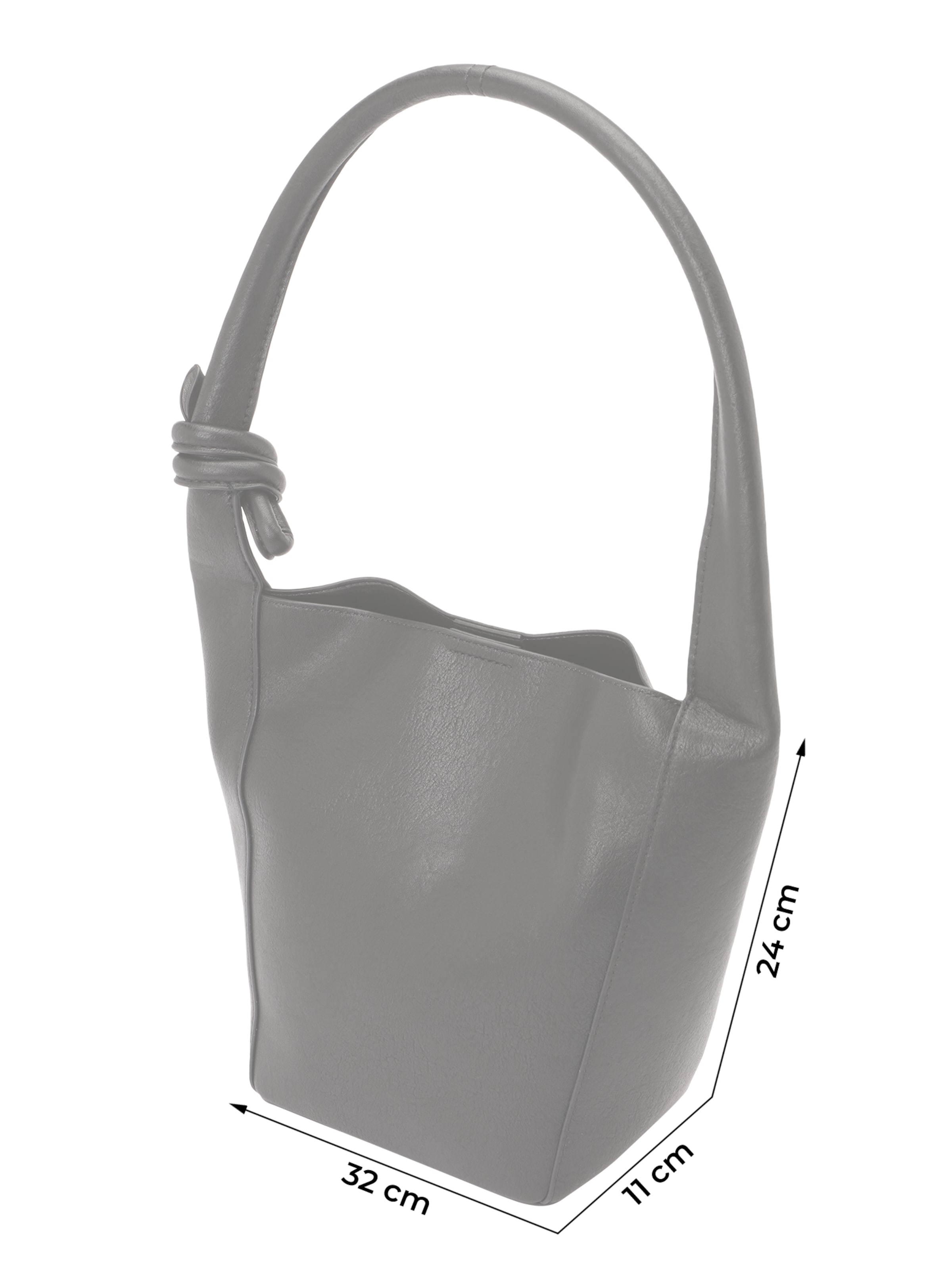 Cabas 'Skye' TOPSHOP en noir