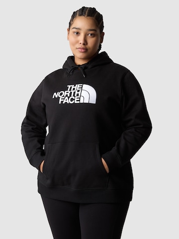 THE NORTH FACE Sweatshirt 'DREW PEAK' in Zwart: voorkant