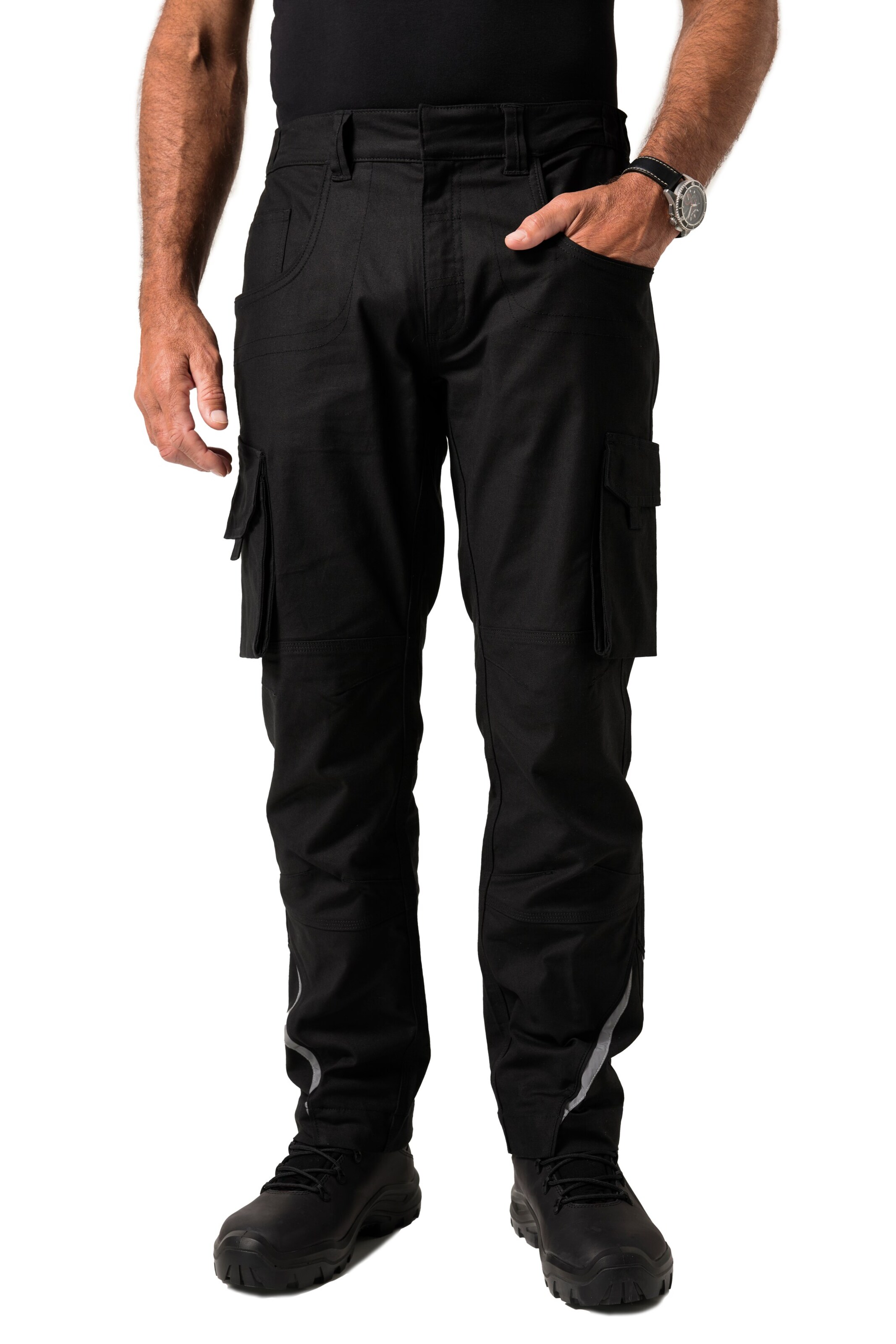 JP1880 Regular Hose in Schwarz: Vorderseite