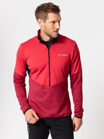 VAUDE Outdoor jacket 'M Larice HZ FL J' in Red: front