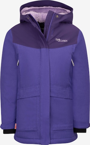 TROLLKIDS Winter Jacket in Purple: front