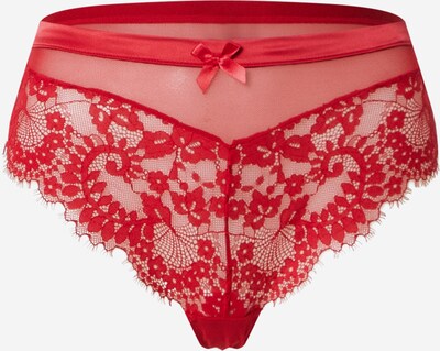 Hunkemöller String 'Perla' en rouge, Vue avec produit