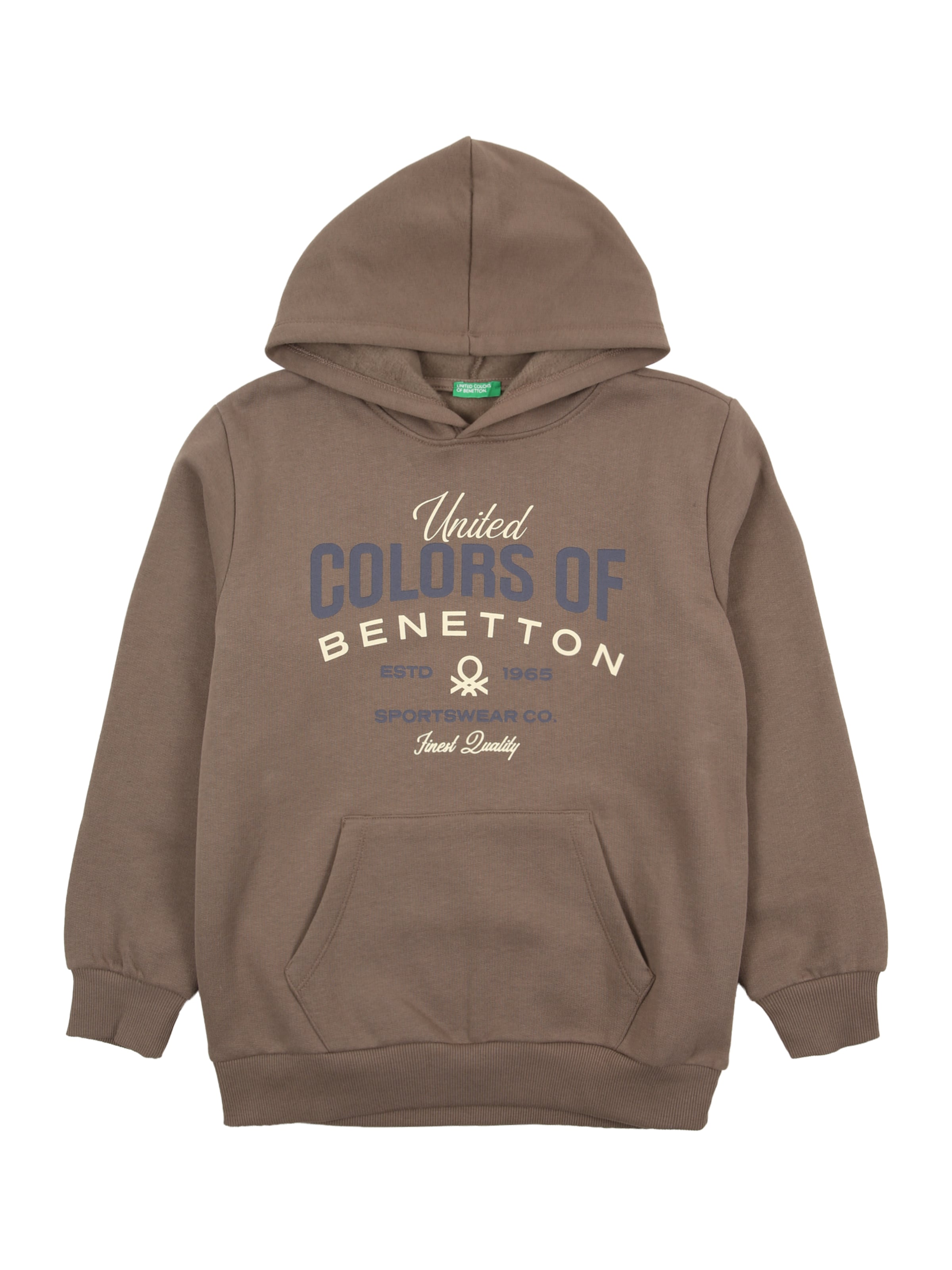 UNITED COLORS OF BENETTON Свитшот в Коричневый: спереди