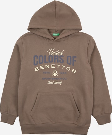 UNITED COLORS OF BENETTON Collegepaita värissä ruskea: etupuoli