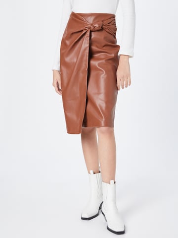 Dorothy Perkins Skirt in Beige: front