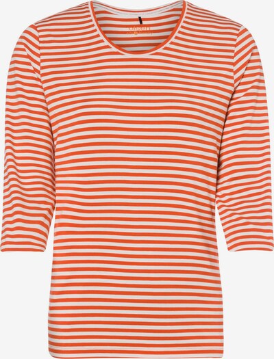 Olsen Shirt in dunkelorange / weiß, Produktansicht