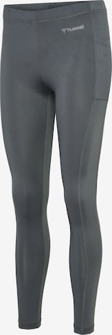 Hummel Skinny Workout Pants 'MT MABLEY' in Grey