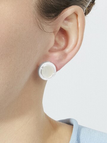 Luxenter - Pendientes 'Utia' en blanco