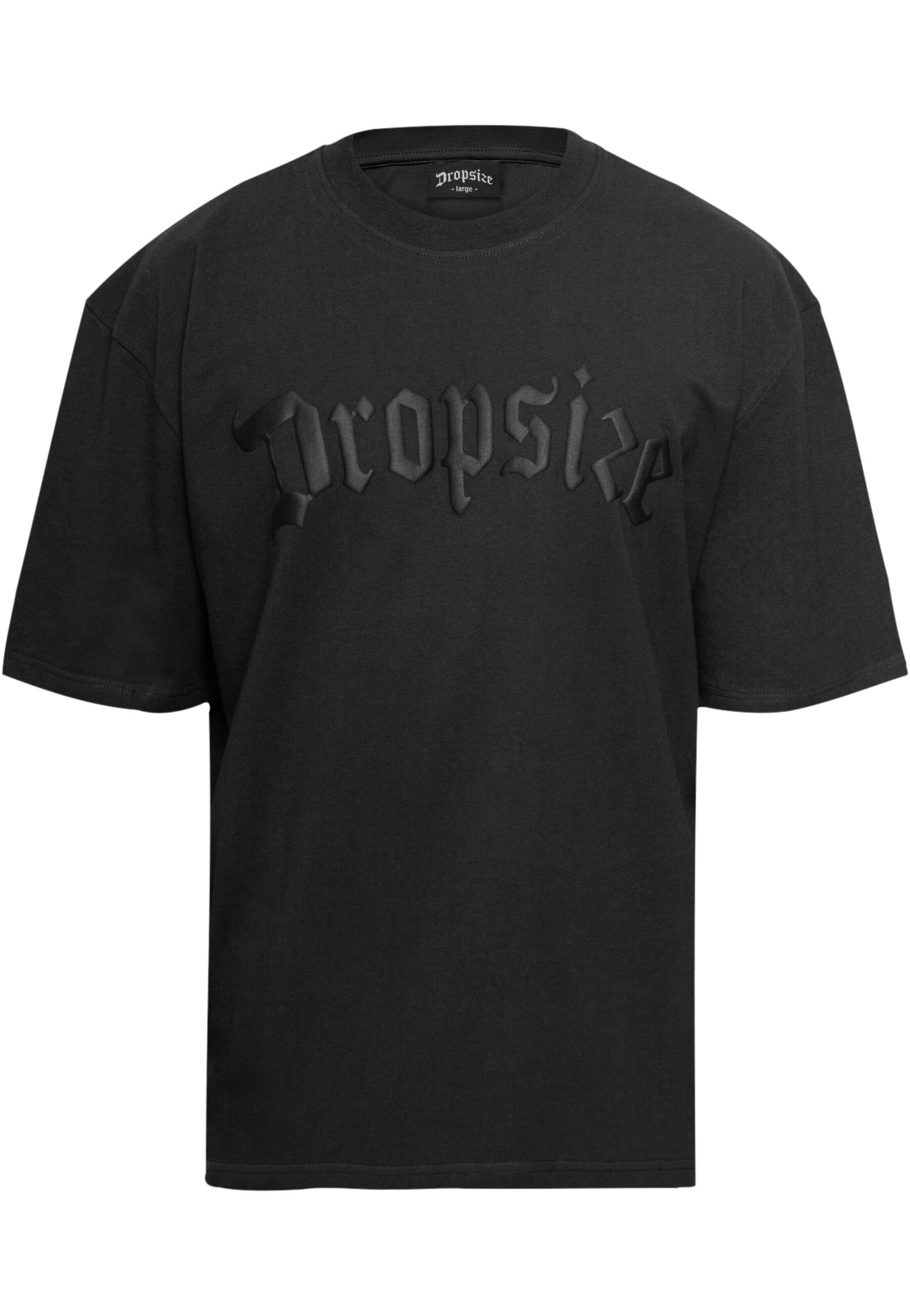 Dropsize Tričko – černá: přední strana