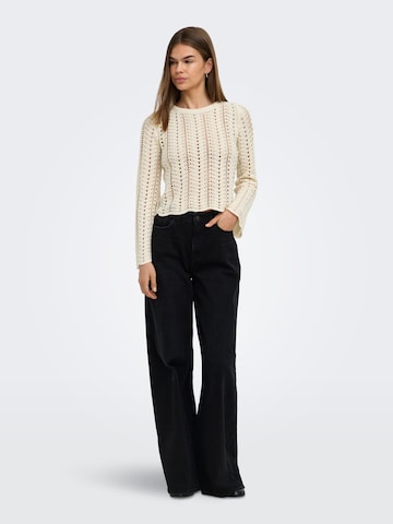 ONLY - Jersey 'ONLVix' en blanco