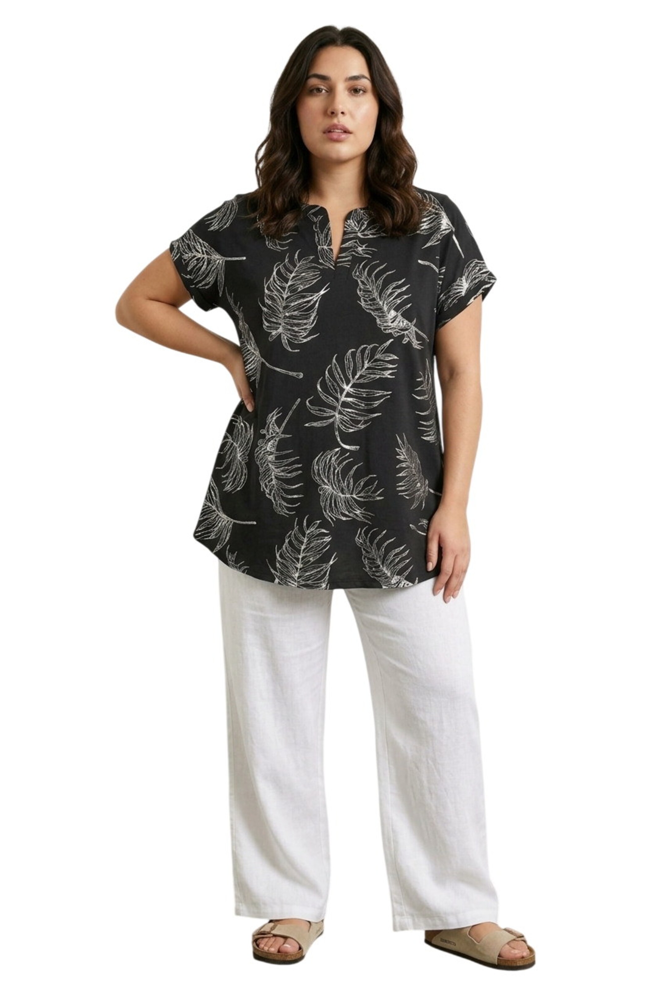 Stil Diva Shirt in Black: front