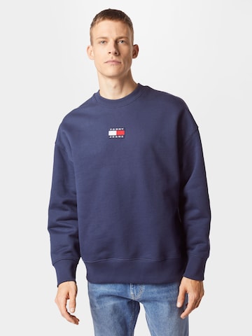 Tommy Jeans Sweatshirt in Blue: front