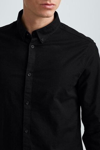 !Solid Regular fit Button Up Shirt 'Val' in Black