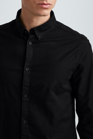 !Solid Regular fit Button Up Shirt 'SDVal' in Black