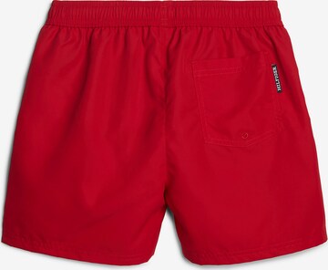 TOMMY HILFIGER Badehose in Rot