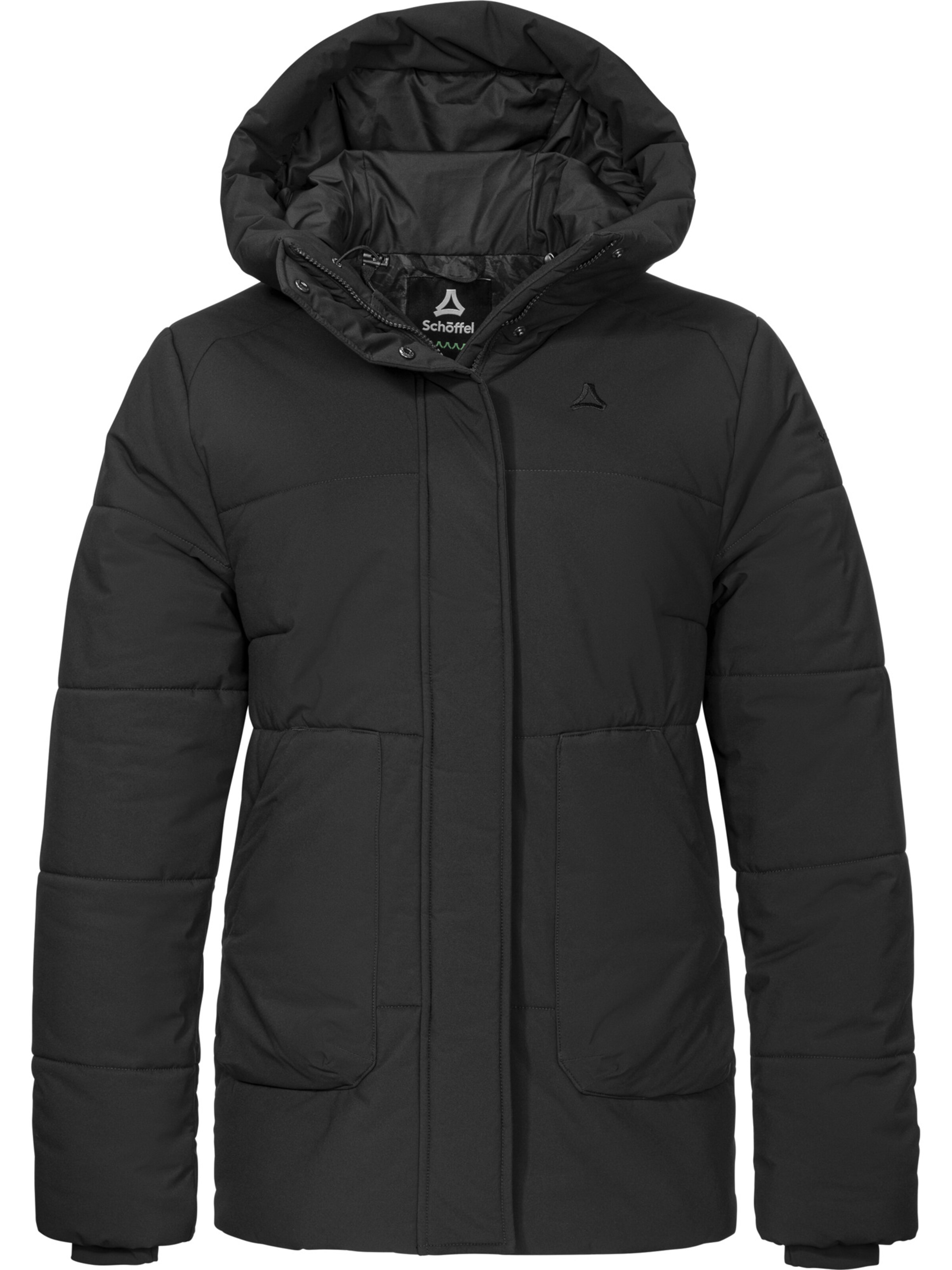 Veste outdoor Schöffel en noir : devant