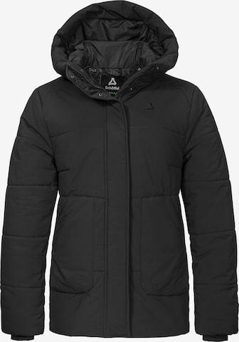 Veste outdoor Schöffel en noir : devant