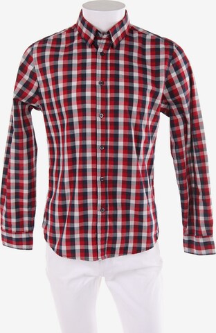 SMOG Co. Button Up Shirt in M in Red: front