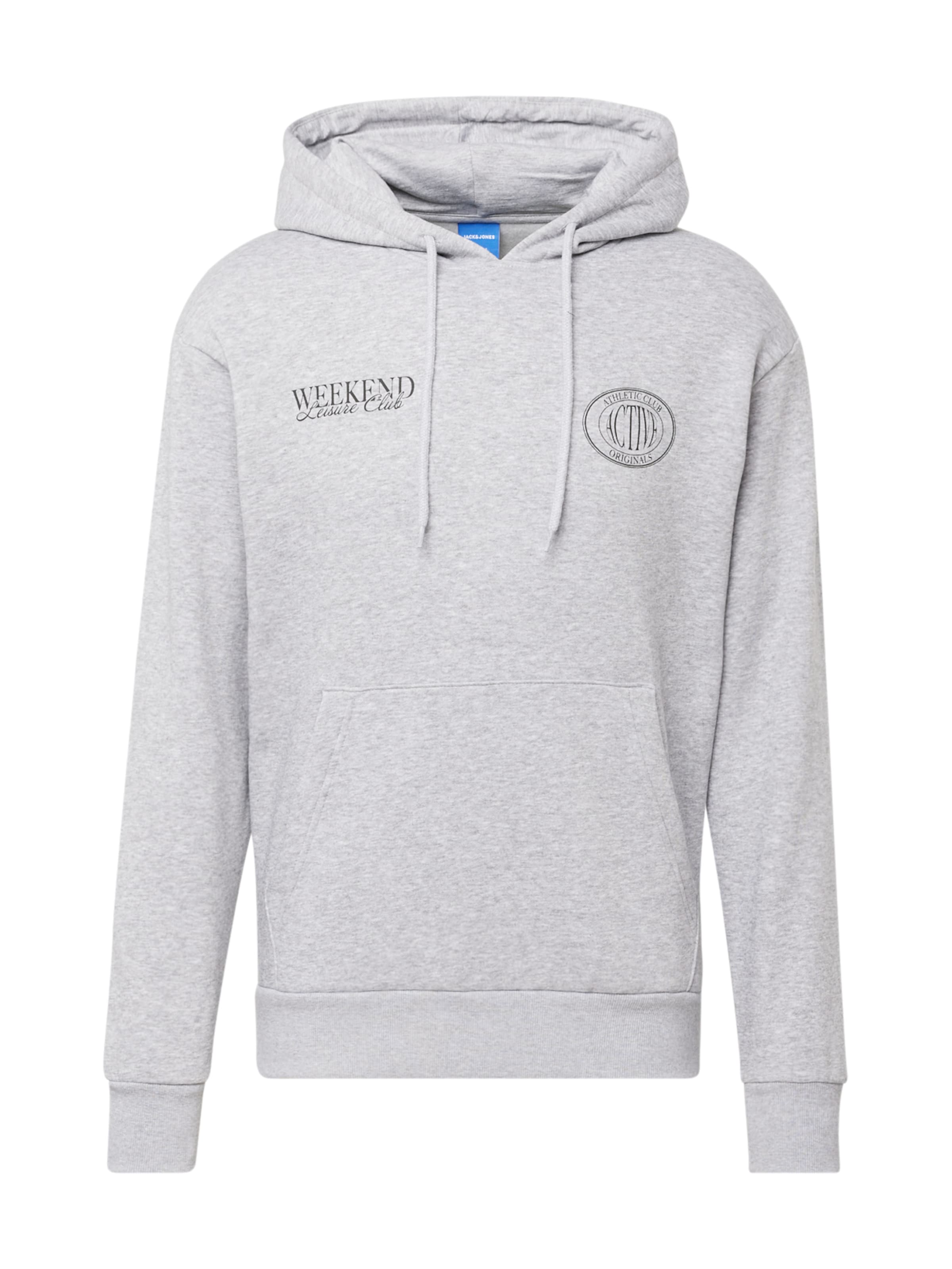 JACK & JONES Sweatshirt 'JORBradley' in Grau: Vorderseite