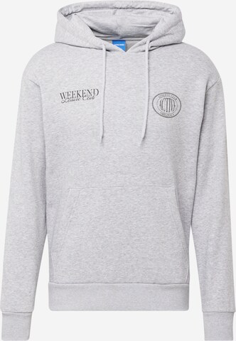 JACK & JONES Sweatshirt 'BRADLEY' i grå: forside