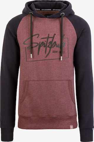 SPITZBUB Sweatshirt 'Raglan Street' in Grey: front